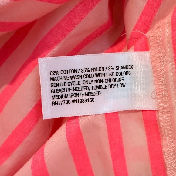 A new day Neon Pink And White Long Sleeve Button Up (M) - Picture 8 of 10